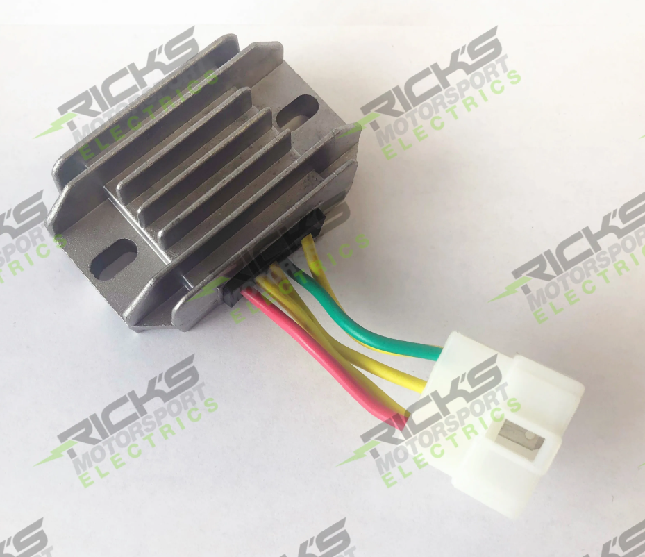Rick's Motorsports Electrics Universal OEM Style Rectifier-Regulator for Kawasaki KLR650 '88-18, Ninja 250R '08-20, GPZ550 '80-86 Rick's Motorsports Electrics Universal OEM Style Rectifier-Regulator for Kawasaki KLR650 '88-18, Ninja 250R '08-20, GPZ550 '80-86